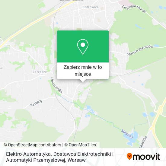 Mapa Elektro-Automatyka. Dostawca Elektrotechniki i Automatyki Przemysłowej