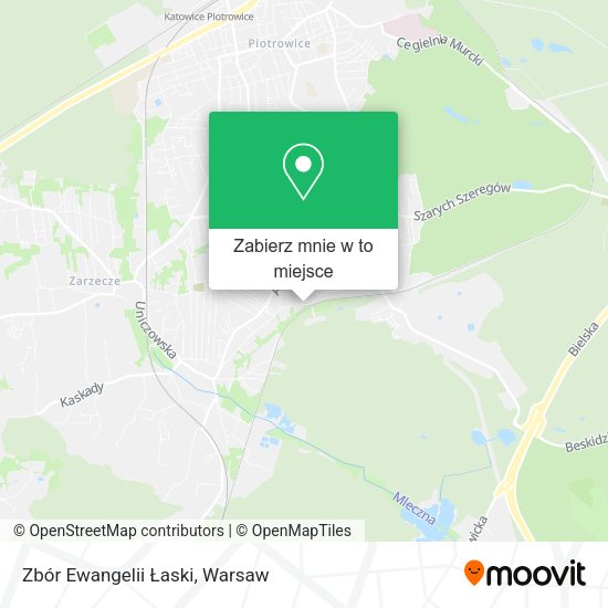 Mapa Zbór Ewangelii Łaski