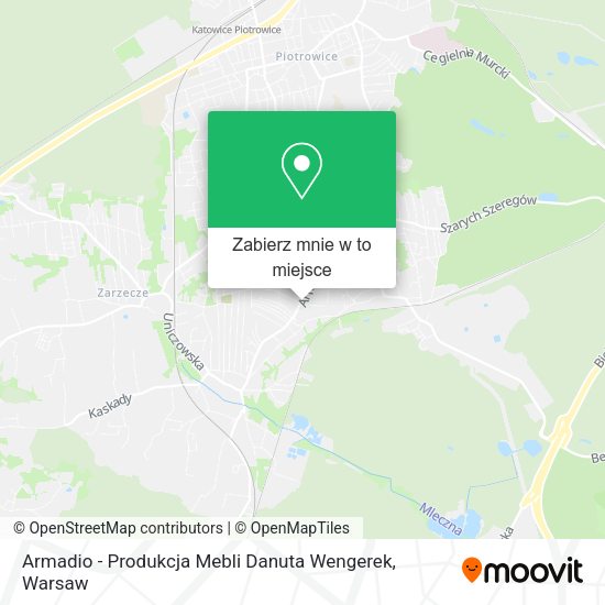 Mapa Armadio - Produkcja Mebli Danuta Wengerek