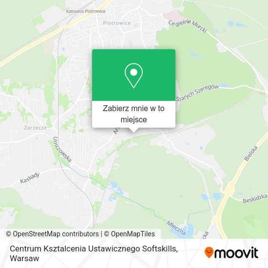 Mapa Centrum Ksztalcenia Ustawicznego Softskills