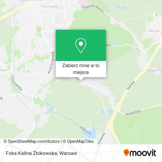 Mapa Foka Kalina Żbikowska