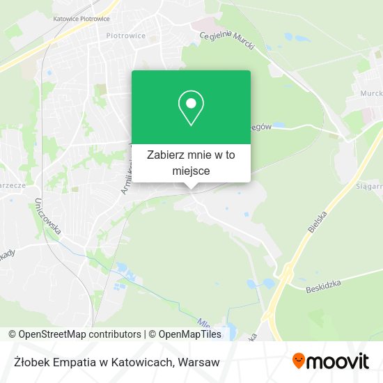 Mapa Żłobek Empatia w Katowicach