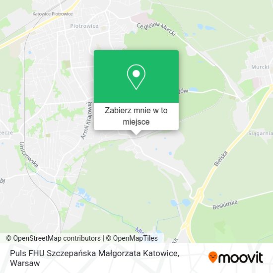 Mapa Puls FHU Szczepańska Małgorzata Katowice