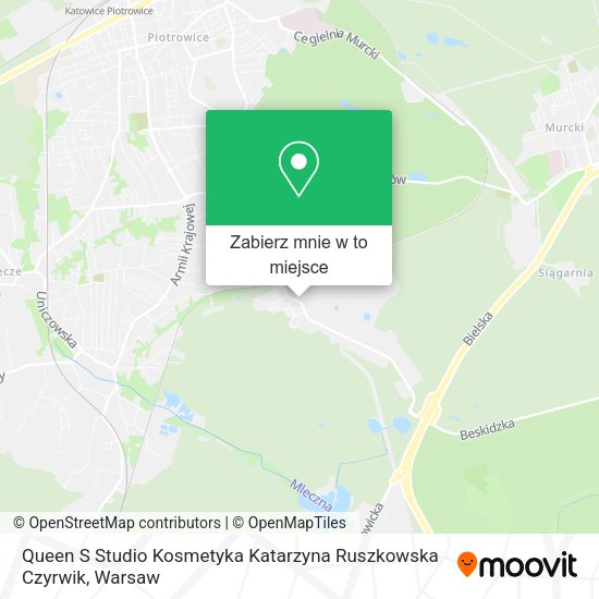 Mapa Queen S Studio Kosmetyka Katarzyna Ruszkowska Czyrwik