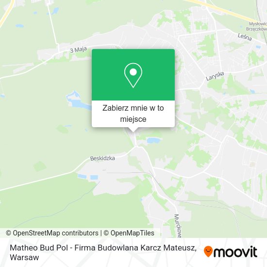 Mapa Matheo Bud Pol - Firma Budowlana Karcz Mateusz