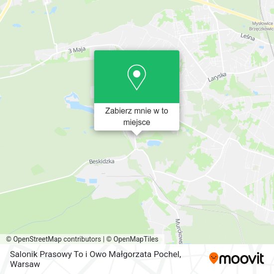 Mapa Salonik Prasowy To i Owo Małgorzata Pochel