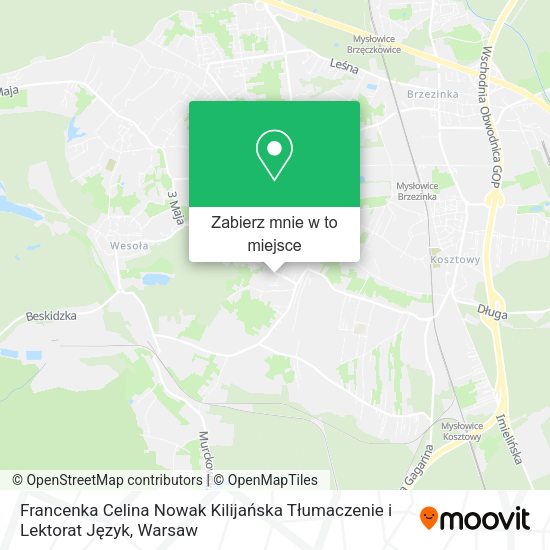 Mapa Francenka Celina Nowak Kilijańska Tłumaczenie i Lektorat Język