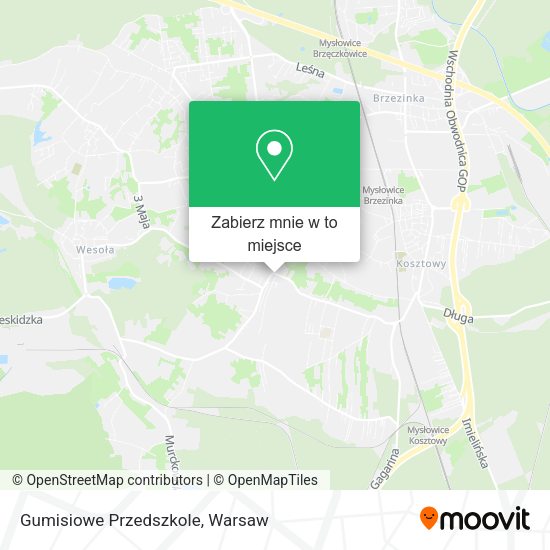 Mapa Gumisiowe Przedszkole