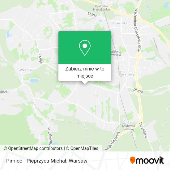 Mapa Pimico - Pieprzyca Michał