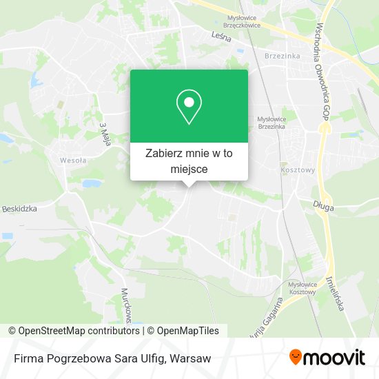 Mapa Firma Pogrzebowa Sara Ulfig