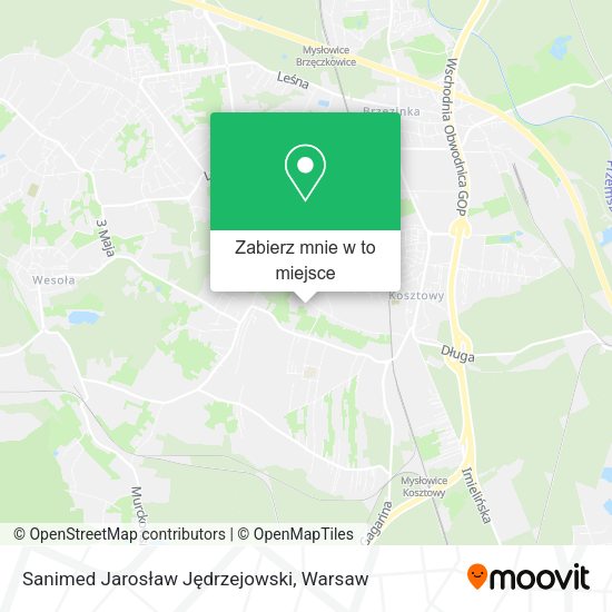 Mapa Sanimed Jarosław Jędrzejowski