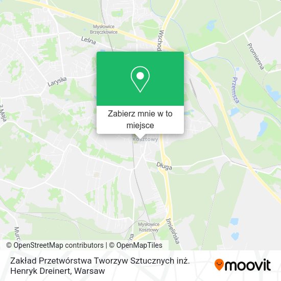 Mapa Zakład Przetwórstwa Tworzyw Sztucznych inż. Henryk Dreinert