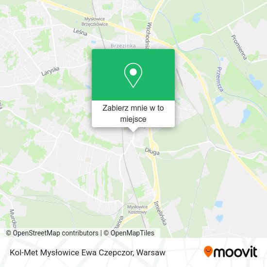 Mapa Kol-Met Mysłowice Ewa Czepczor