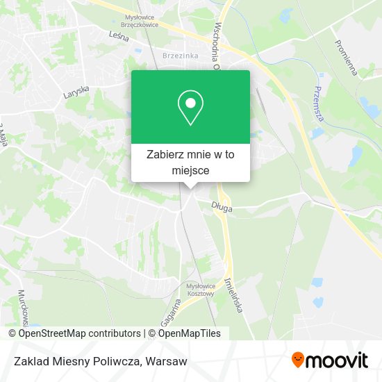 Mapa Zaklad Miesny Poliwcza