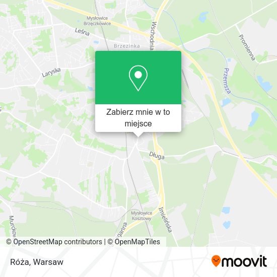 Mapa Róża