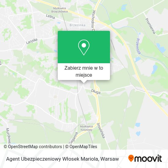 Mapa Agent Ubezpieczeniowy Włosek Mariola