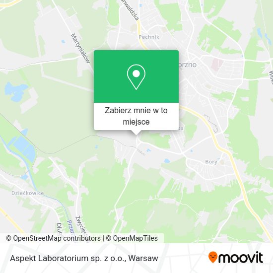 Mapa Aspekt Laboratorium sp. z o.o.