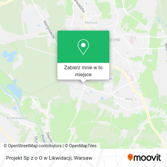 Mapa Projekt Sp z o O w Likwidacji