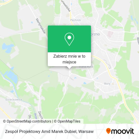 Mapa Zespół Projektowy Amd Marek Dubiel