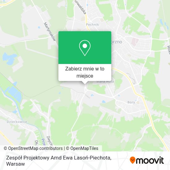 Mapa Zespół Projektowy Amd Ewa Lasoń-Piechota