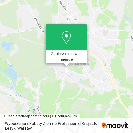 Mapa Wyburzenia i Roboty Ziemne Professional Krzysztof Lesyk