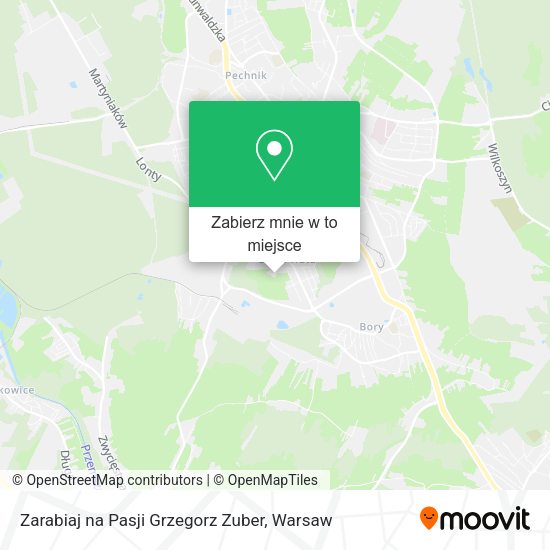 Mapa Zarabiaj na Pasji Grzegorz Zuber