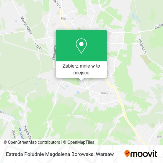 Mapa Estrada Południe Magdalena Borowska