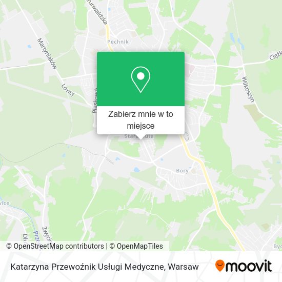 Mapa Katarzyna Przewoźnik Usługi Medyczne