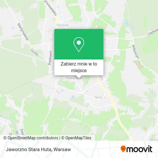 Mapa Jaworzno Stara Huta