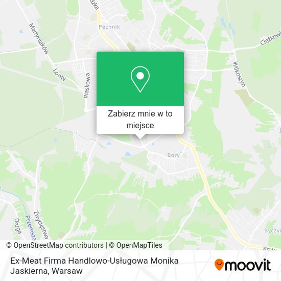 Mapa Ex-Meat Firma Handlowo-Usługowa Monika Jaskierna