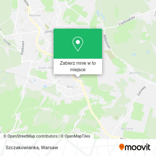 Mapa Szczakowianka