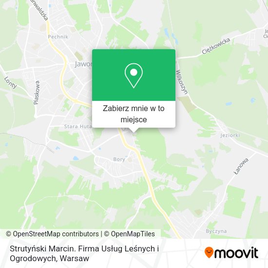 Mapa Strutyński Marcin. Firma Usług Leśnych i Ogrodowych