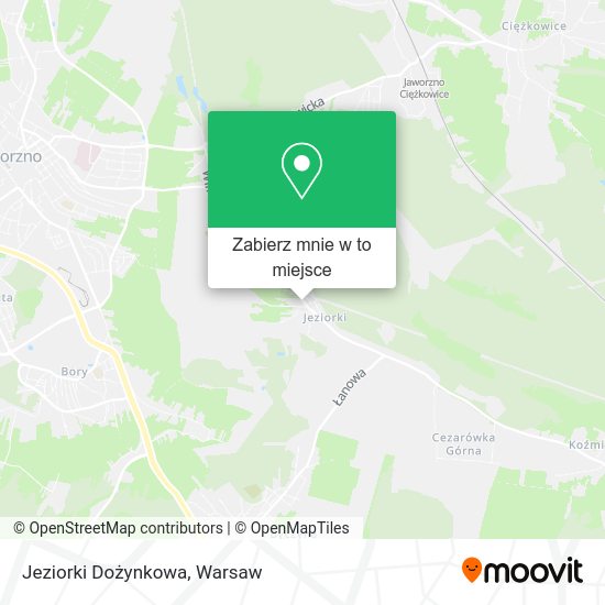 Mapa Jeziorki Dożynkowa