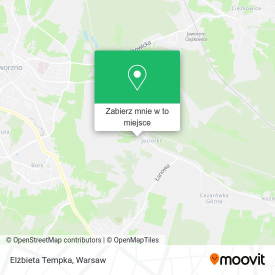 Mapa Elżbieta Tempka