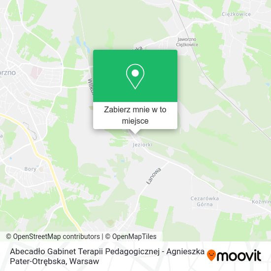 Mapa Abecadło Gabinet Terapii Pedagogicznej - Agnieszka Pater-Otrębska