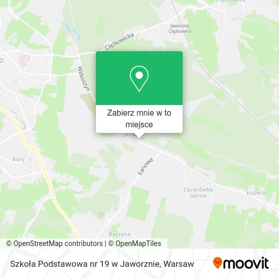 Mapa Szkoła Podstawowa nr 19 w Jaworznie