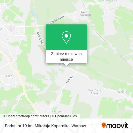 Mapa Podst. nr 19 im. Mikołaja Kopernika