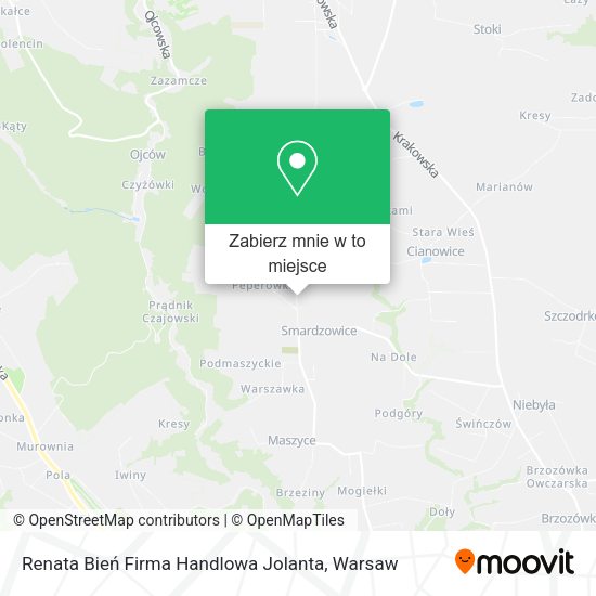 Mapa Renata Bień Firma Handlowa Jolanta