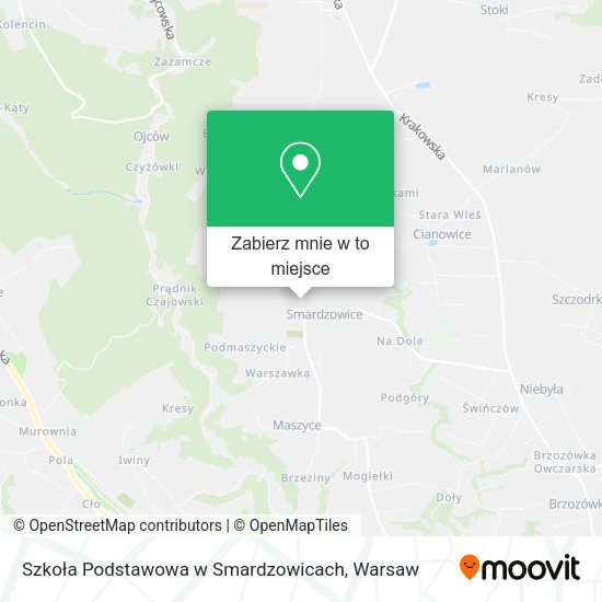 Mapa Szkoła Podstawowa w Smardzowicach