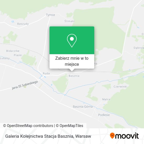 Mapa Galeria Kolejnictwa Stacja Basznia