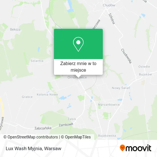 Mapa Lux Wash Myjnia