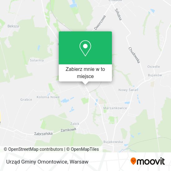 Mapa Urząd Gminy Ornontowice