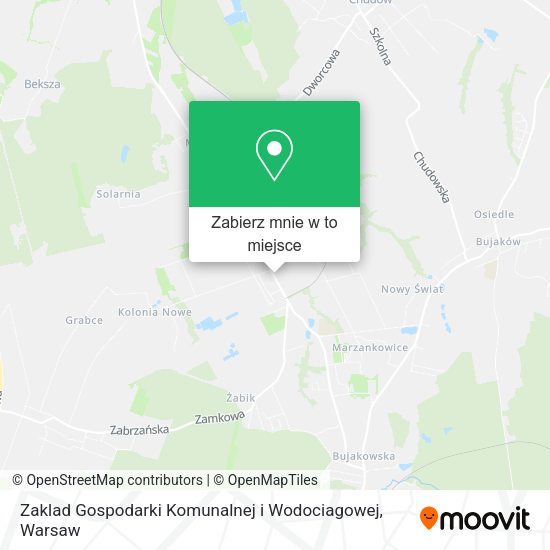 Mapa Zaklad Gospodarki Komunalnej i Wodociagowej