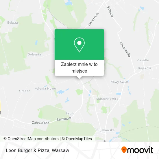 Mapa Leon Burger & Pizza