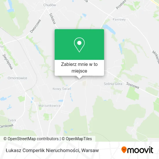 Mapa Łukasz Comperlik Nieruchomości