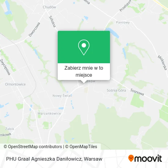 Mapa PHU Graal Agnieszka Daniłowicz