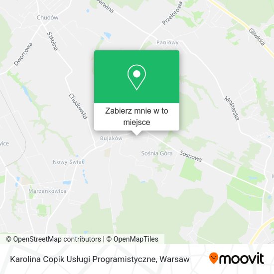 Mapa Karolina Copik Usługi Programistyczne