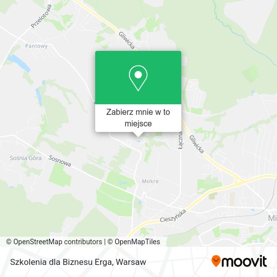 Mapa Szkolenia dla Biznesu Erga