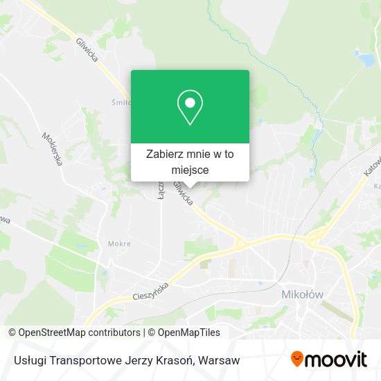 Mapa Usługi Transportowe Jerzy Krasoń