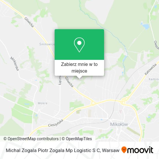 Mapa Michal Zogala Piotr Zogala Mp Logistic S C